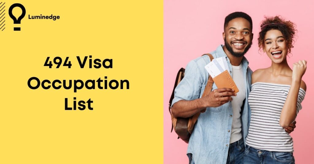 494 Visa Occupation List