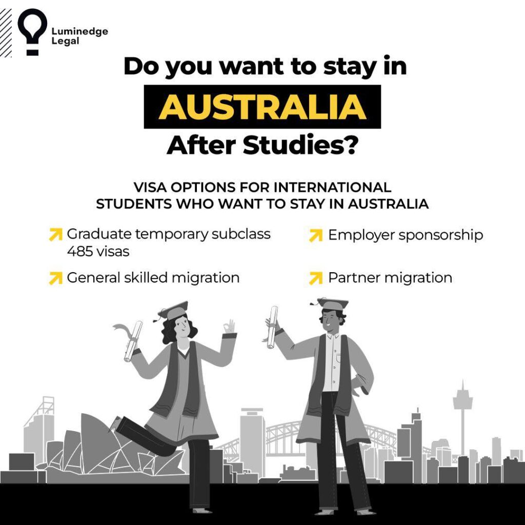 Do you want to stay in Australia After Studies